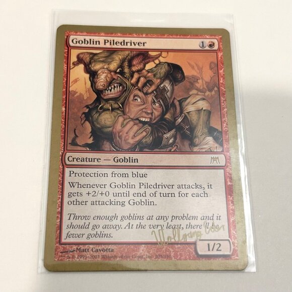GOBLIN PILEDRIVER World Championships Berlin 2003 (Wolfgang Eder) MTG - Picture 3 of 3